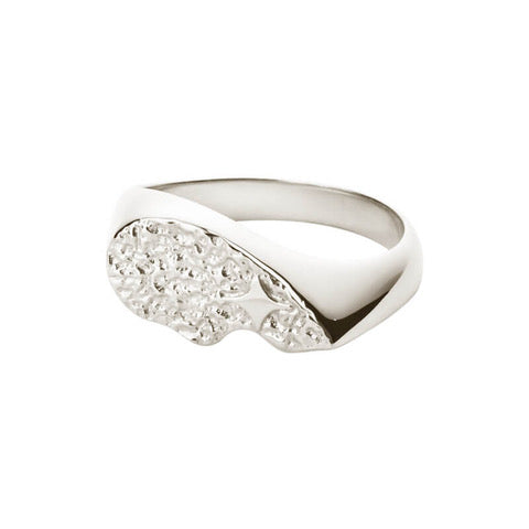 Textured BFF Sparkly ring ⎮ Sølv