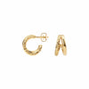 Twin Essentia Hoops ⎮ Forgyldt