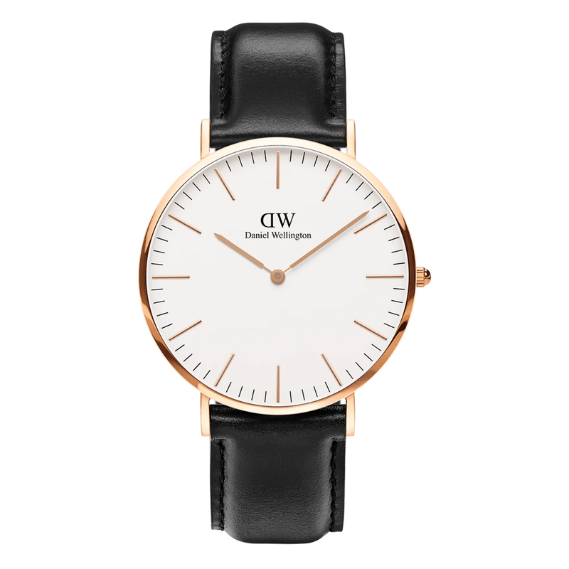Daniel Wellington Classic Sheffield i rose forgyldt - 40 mm