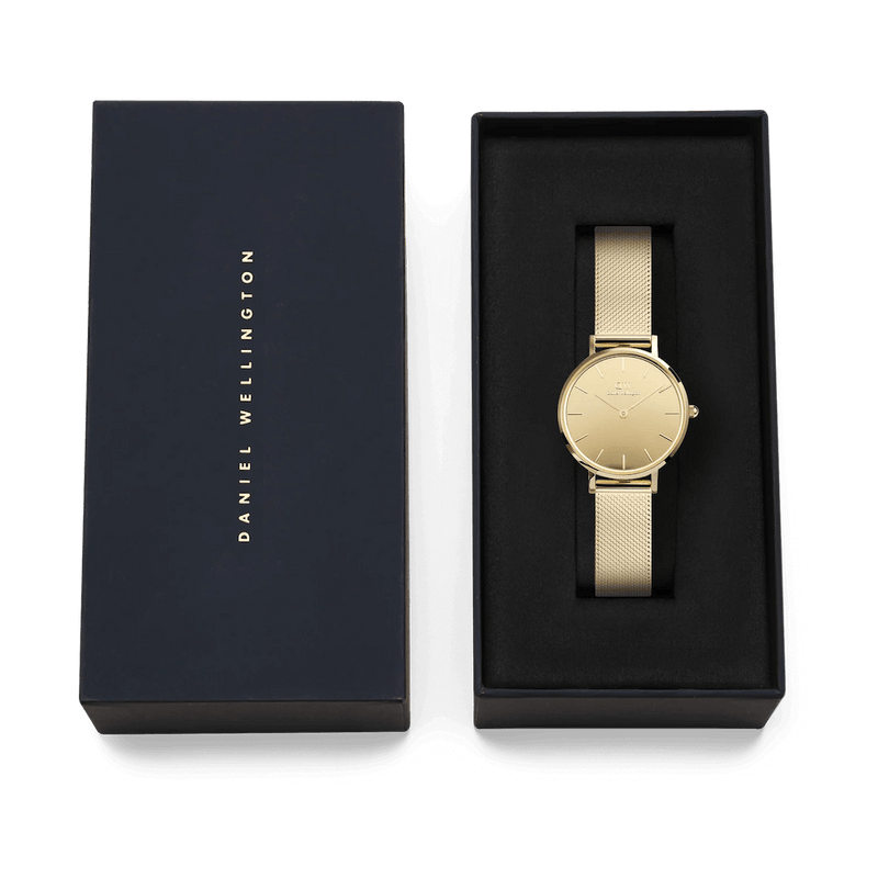 Daniel Wellington Petite mirror, forgyldt - 28 mm