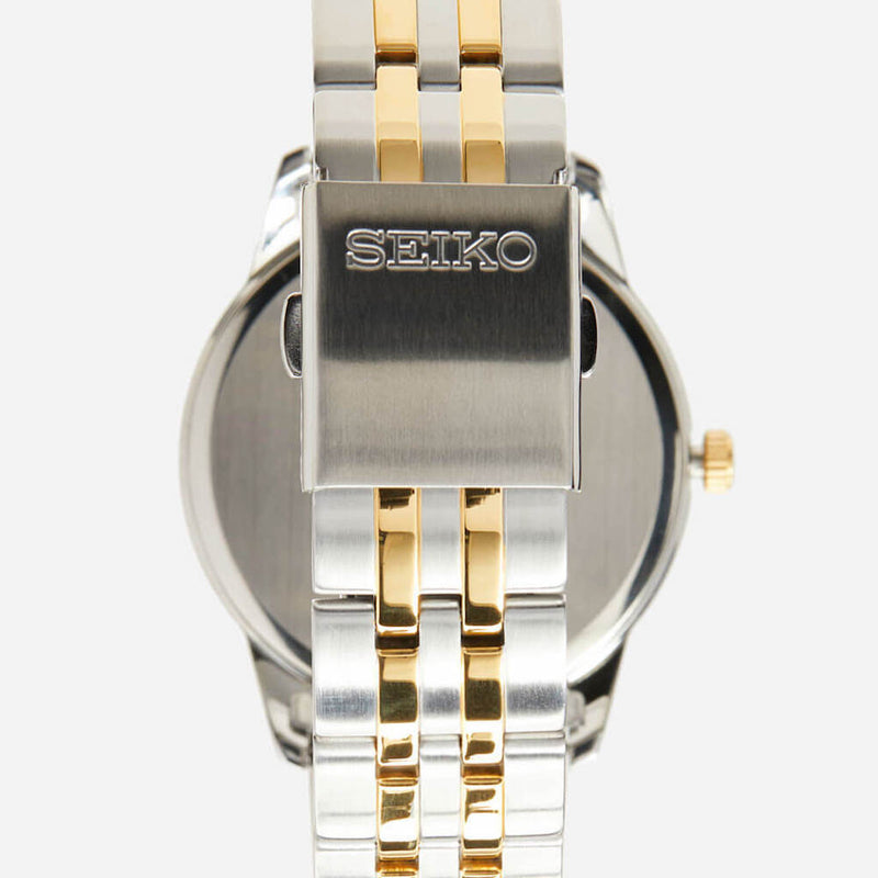 Bagfra: Seiko herreur med lænke SUR402P1