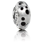 Pandora Murano Glas Hvide bobler Charm