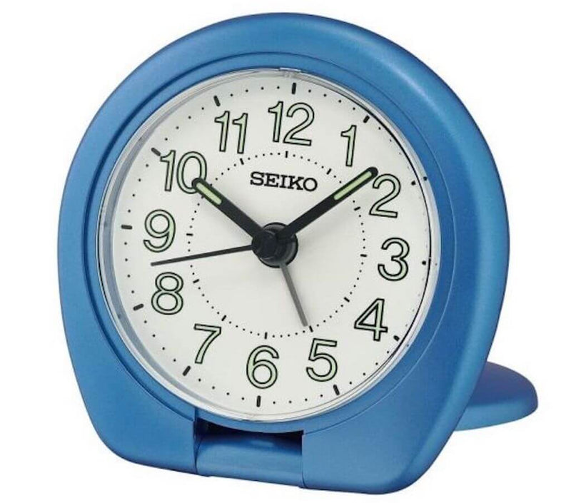 Seiko rejsevækkeur, blå - QHT018L