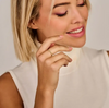 På model: Spirit Icons ring - Peak i forgyldt
