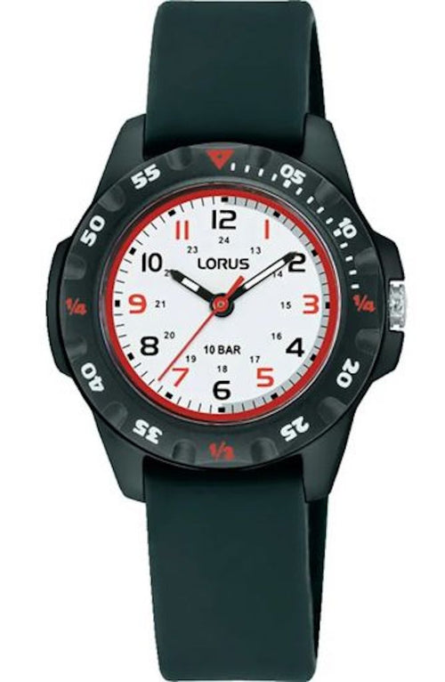 Lorus børneur i sort RRX59JX9.