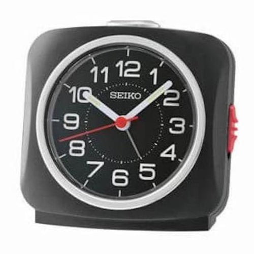 Seiko vækkeur radiostyret, sort - QHE194K
