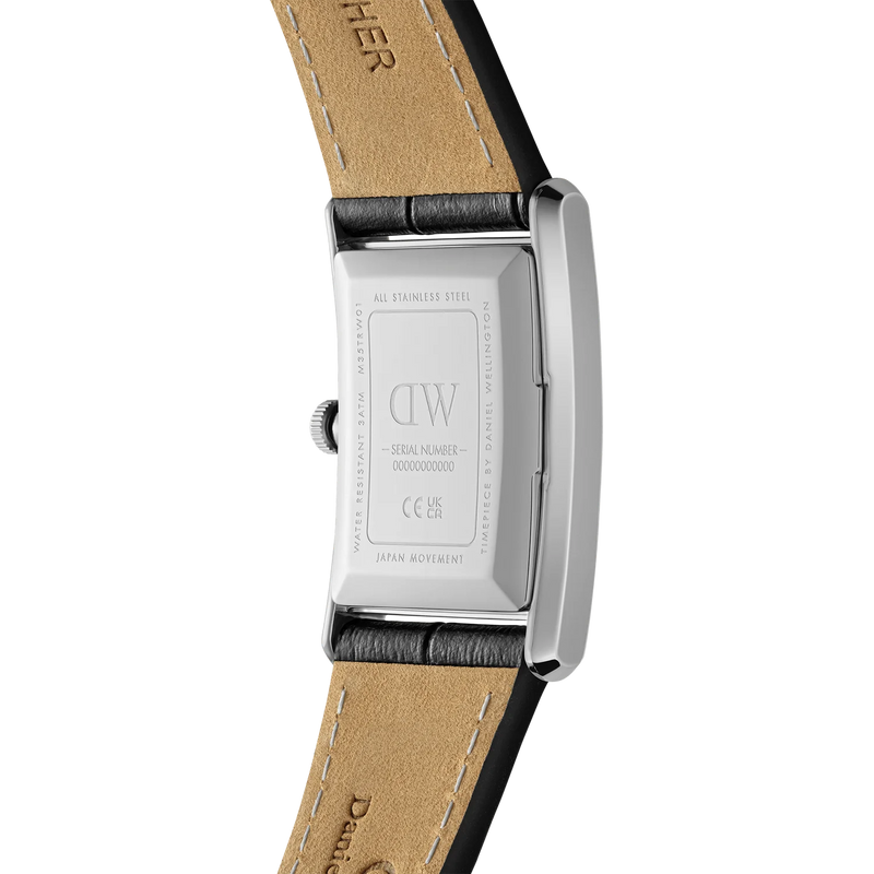 Daniel Wellington - Bound sort krokodille i stål