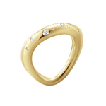 Georg Jensen Offspring ring i 18kt. guld m. diamanter - 20000071