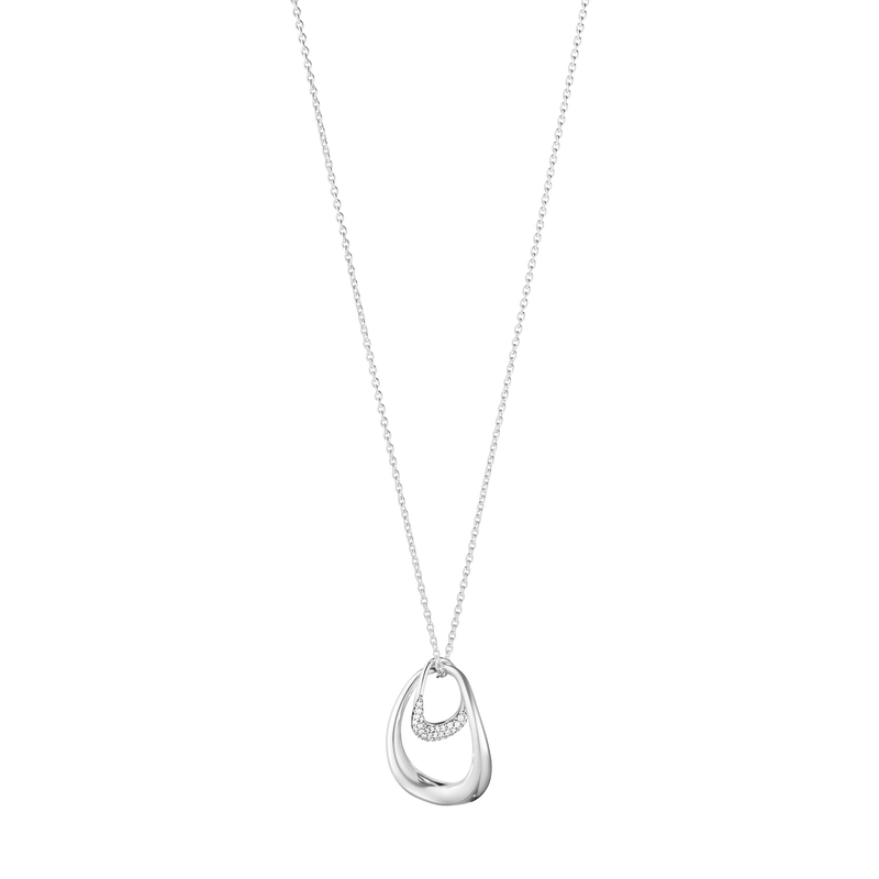 Georg Jensen Offspring halskæde m. brillanter - 10015848