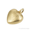 Guld Hjerte Vedhæng Massivt, X-large