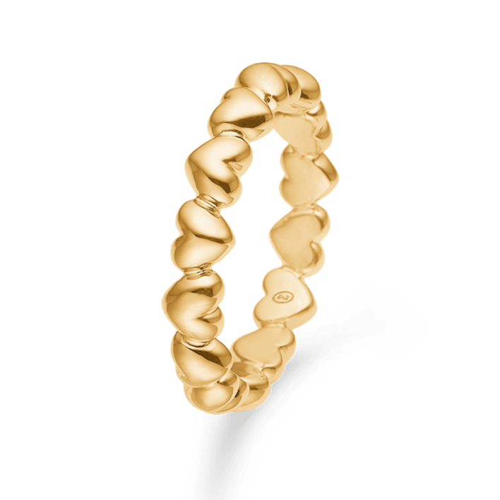 Mads Z POETRY HEART ring i 14 kt. guld