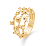 Mads Z BUBBLES ring i 14 kt. guld