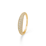 Mads Z HALF MOON ring i 14 kt. guld m. 0,60 ct.