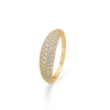 Mads Z HALF MOON ring i 14 kt. guld m. 0,80 ct.