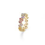 Mads Z LUXURY RAINBOW Ring I 14 Kt. Guld 