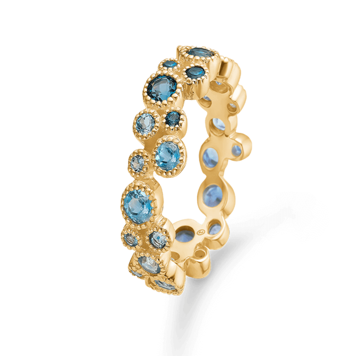 Mads Z LUXURY RAINBOW ring I 14 kt. Guld