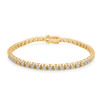 Tennis armbånd 14 karat guld med 3.0 carat brillanter