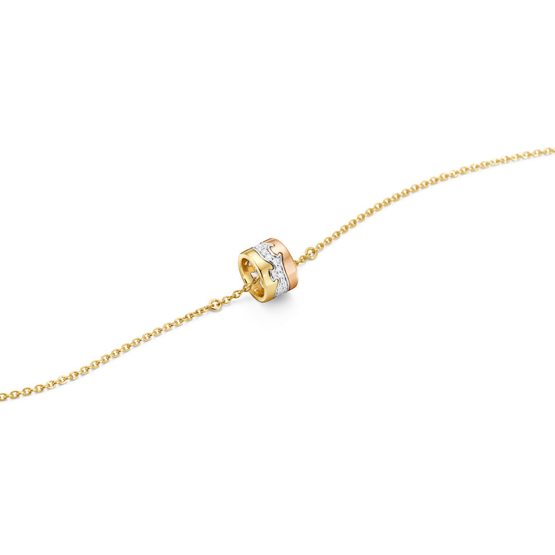 Georg Jensen Fusion armbånd m. 0.11 ct