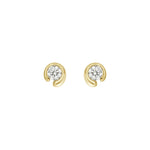 Georg Jensen Mercy ørestikker i 18 kt. guld m. 0.10 ct - 20001077