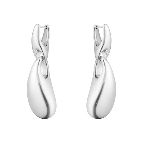 Georg Jensen Reflect øreringe i sterling sølv - 20001088