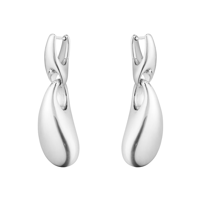 Georg Jensen Reflect øreringe i sterling sølv - 20001088