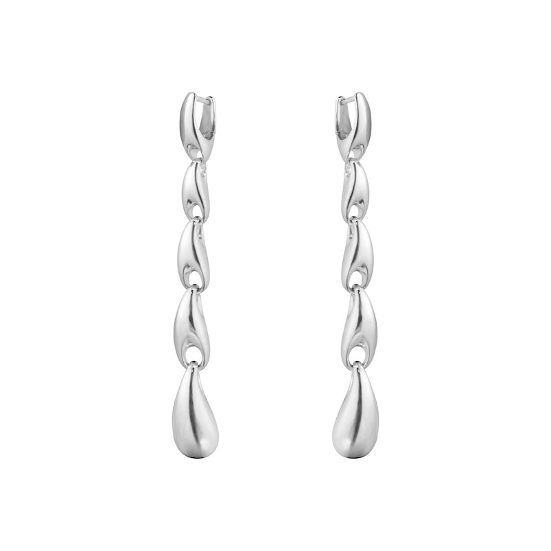 Georg Jensen Reflect øreringe i sølv - 20001089