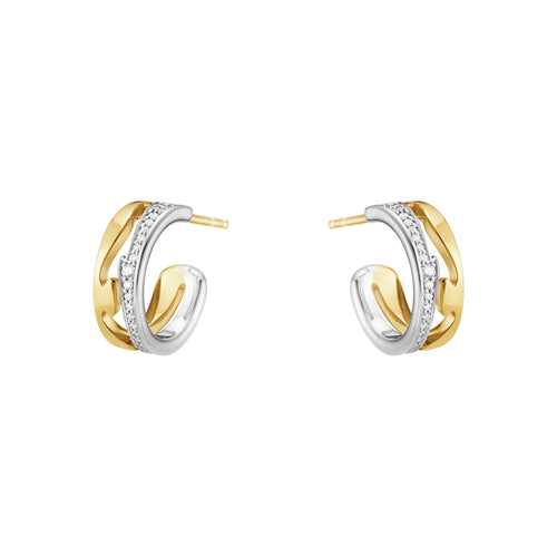 Georg Jensen Fusion creoler i 18 kt. - 20001099