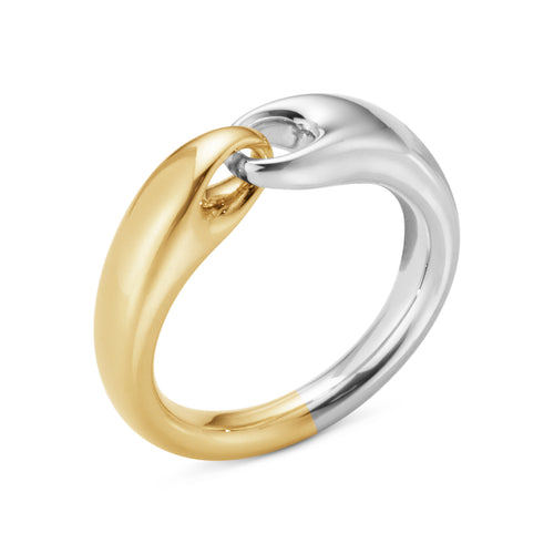 Georg Jensen Reflect ring i sølv & guld - 20001181