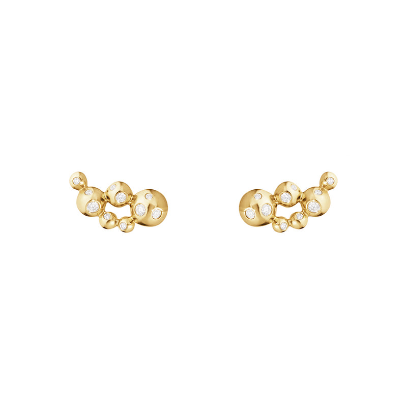 Georg Jensen Moonlight Grapes øreringe i 18kt guld. m. brill - 20001194