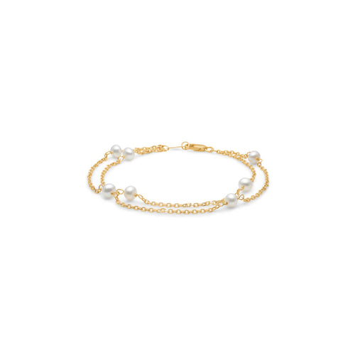 Mads Z MOONLIGHT armbånd i 8 kt. guld m. kulturperler, 3353117