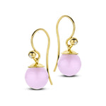 Spirit Icons øreringe - Figaro m. 9mm pink