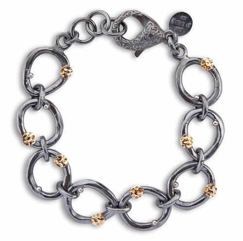 By Birdie sølv armbånd - Antique Orbit