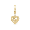 Christina Jewelry Charms Heart World, forgyldt