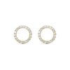 Christina Jewellery - Topaz Sparkling Circle øreringe i forgyldt 671-G43