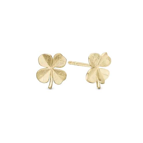 Christina Jewelry - Four leaf clower øreringe i forgyldt 671-G99