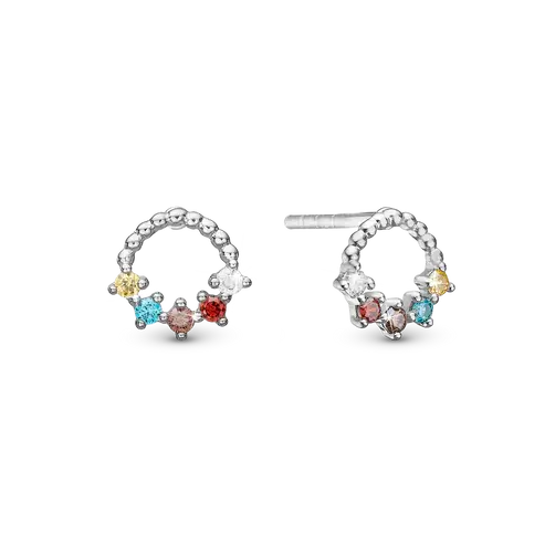 Christina Jewelry - Rainbow øreringe i sølv 671-S110