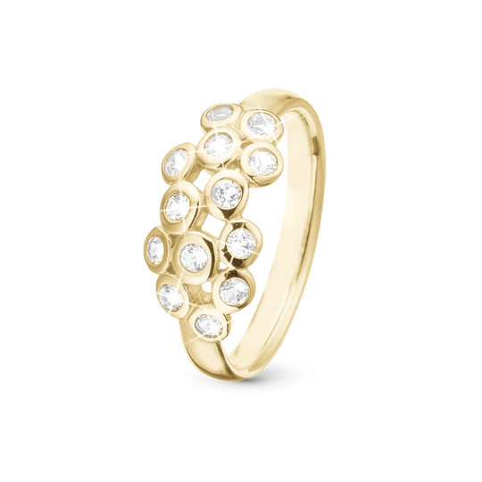 Christina Ring - Champagne Love, forgyldt sølv