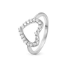 Christina Ring - Topaz Heart, sølv