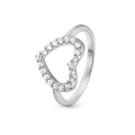 Christina Ring - Topaz Heart, sølv