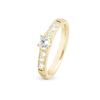 Christina Ring - Topaz Princess, forgyldt sølv