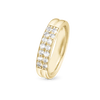 Christina Ring - Eternity Topaz, forgyldt sølv