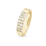 Christina Ring - Eternity Topaz, forgyldt sølv