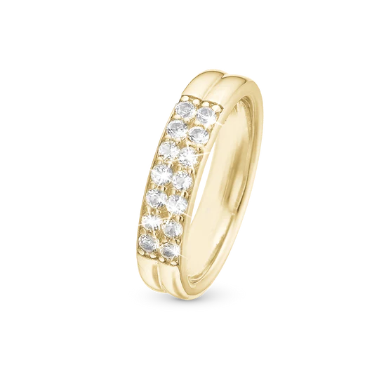 Christina Ring - Eternity Topaz, forgyldt sølv