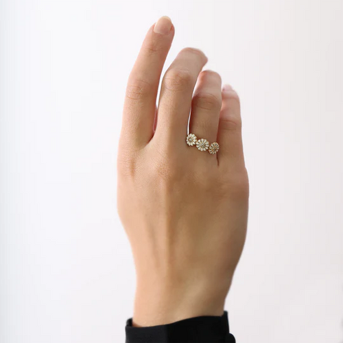 Christina Ring - Marguerite Love, forgyldt sølv
