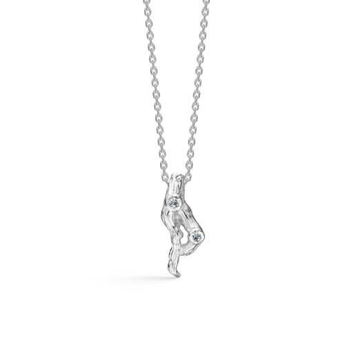 Studio Z Tangled mini halskæde i sølv 8127804