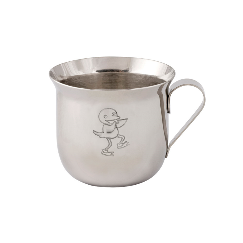 Barnekop I Stål Med Bamse & Kylling