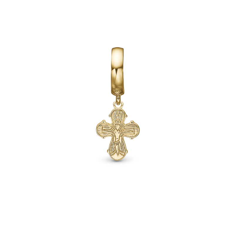 Christina Jewelry - Dagmar Cross Charm, Forgyldt