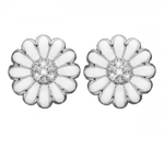Christina Jewellery - 12mm Topaz Marguerites øreringe i sølv 671-S39