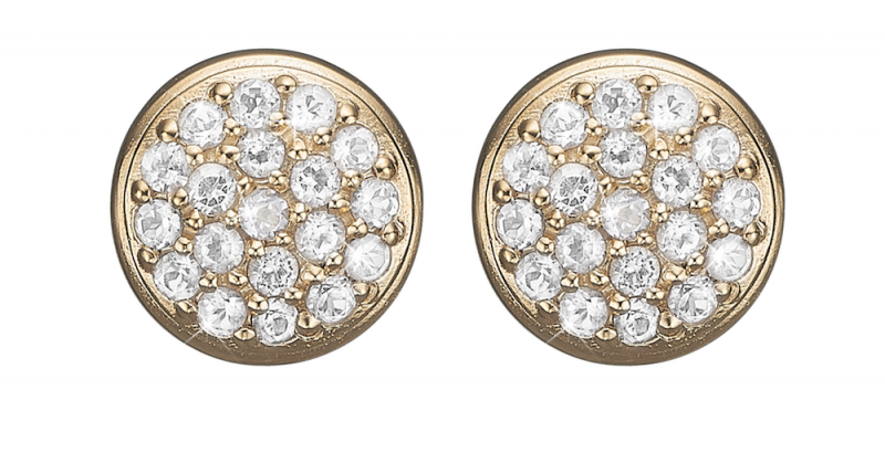 Christina Jewelry - Sparkling World øreringe i forgyldt 671-G42