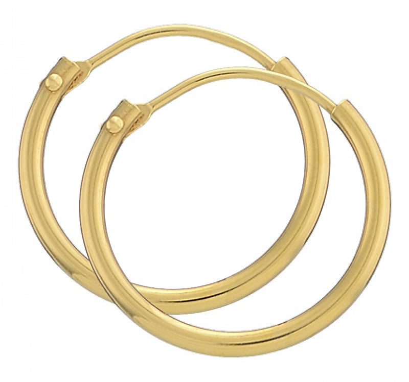 Creol 8 Karat 15 mm I Dia - Tråd 1.3Mm